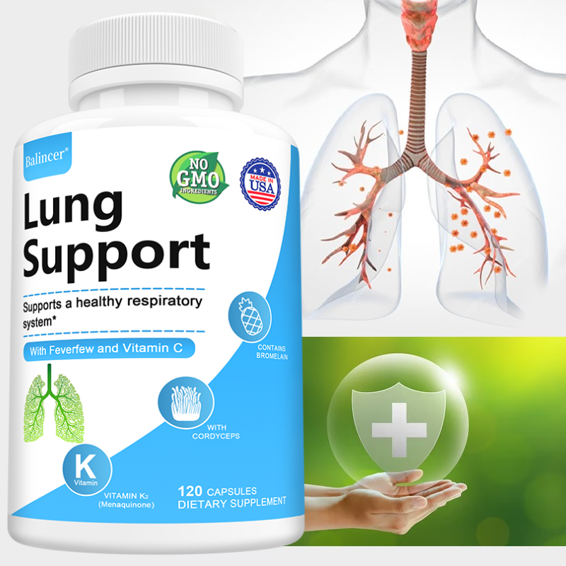 Herbal Wellness Formula - Lung Detox & Cleanse Capsules, Natural