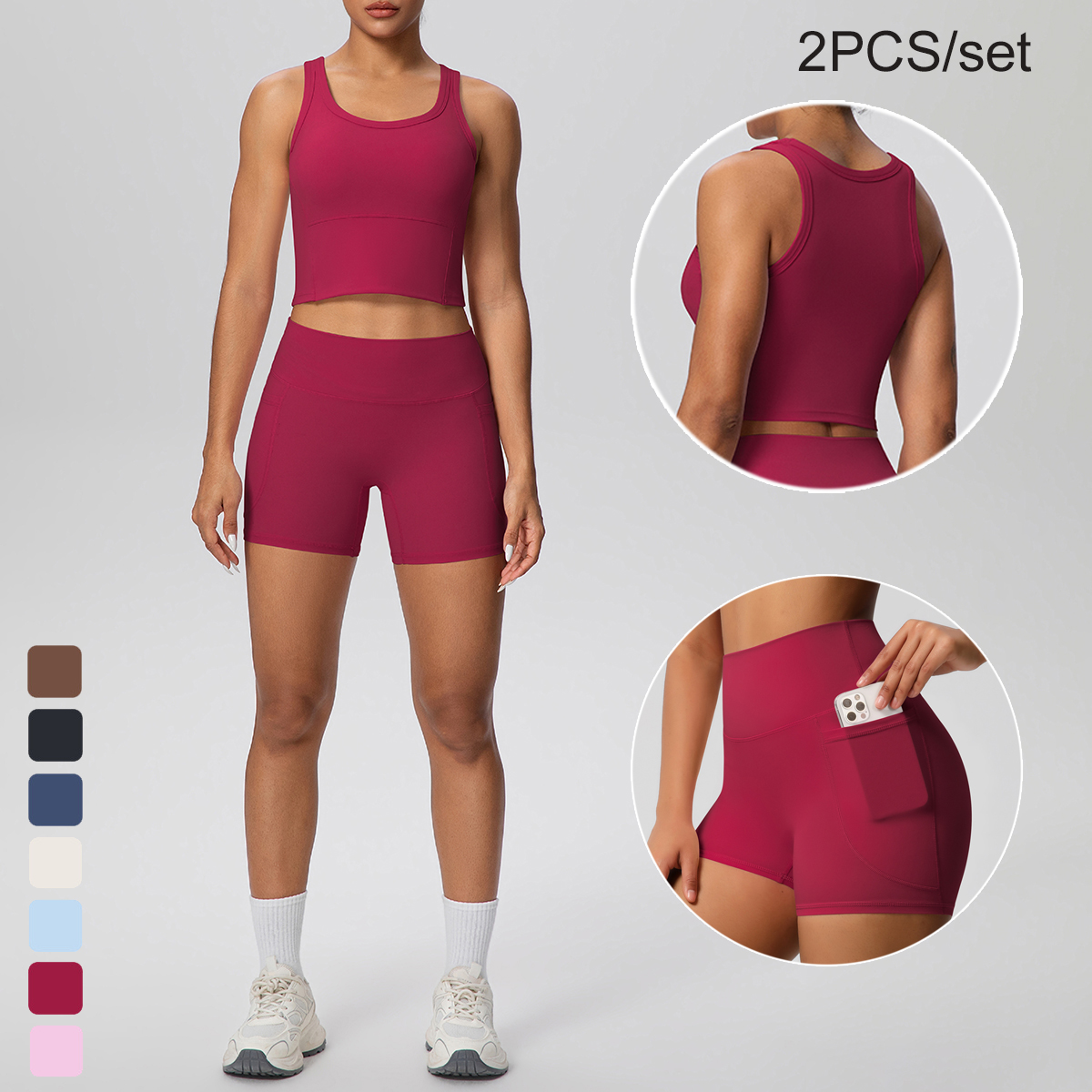 Herbal Yoga - 2PCS Women Summer Fitness Sports Yoga