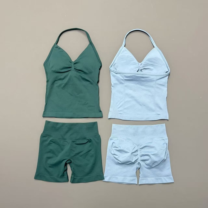2 Piece Gym Set Women Seamless - Herbal Yoga avaliação e preço