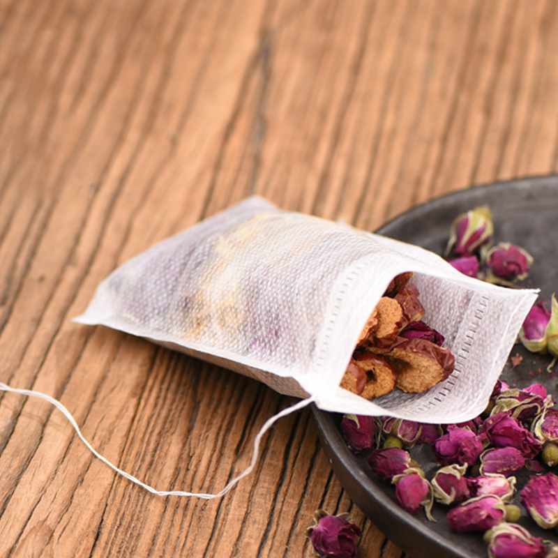 100Pcs Disposable Teabags Non- - Herbal Wellness Products avaliação e preço