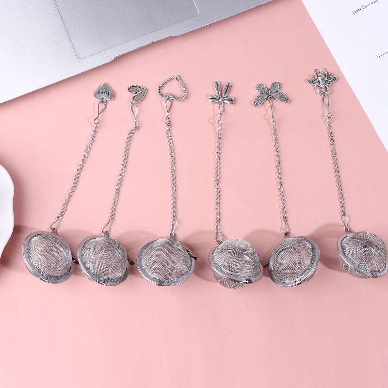 *2Pcs Stainless Steel Tea Infu - Herbal Wellness Products avaliação e preço