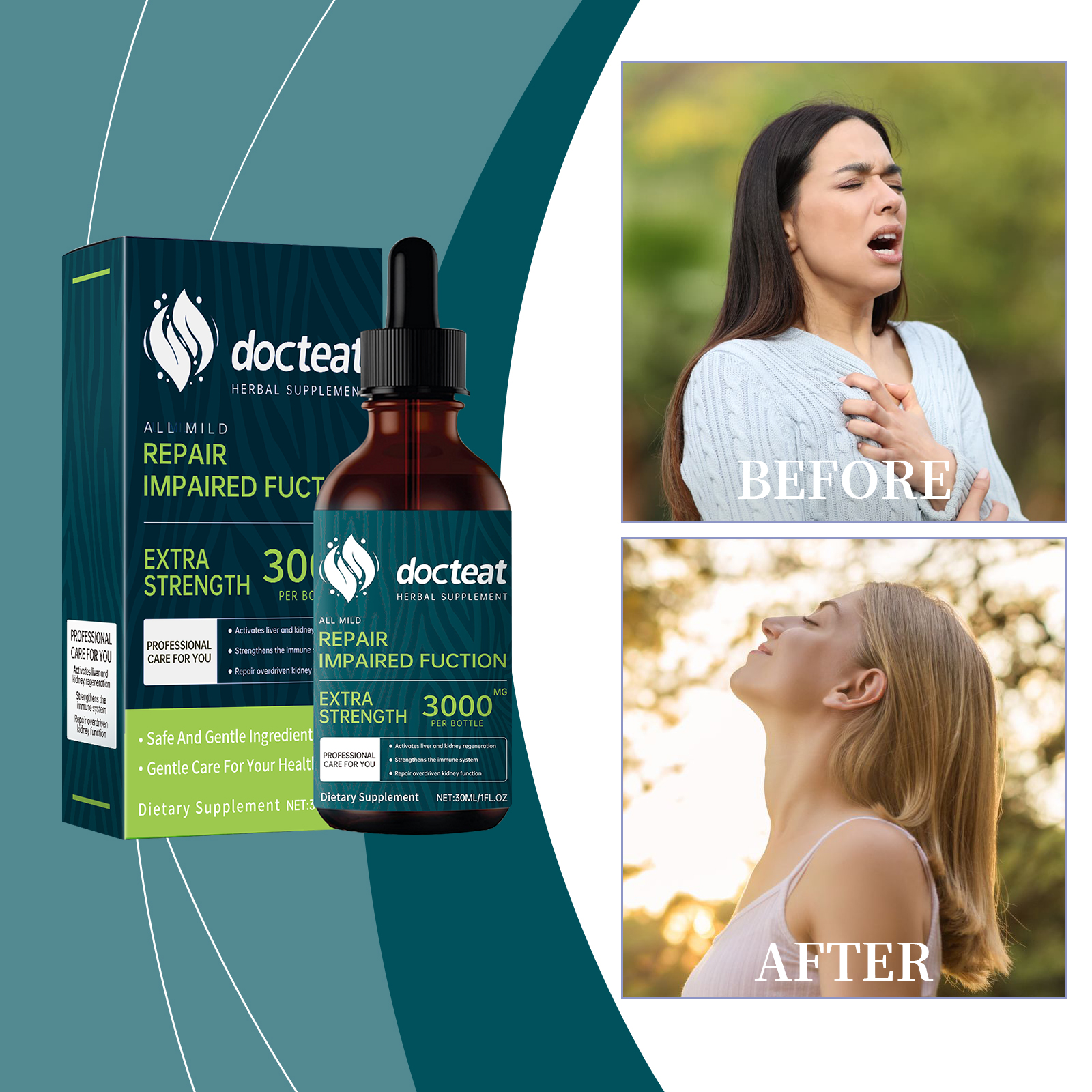 Herbal Dietary Supplement Drop - Herbal Wellness Formula avaliação e preço