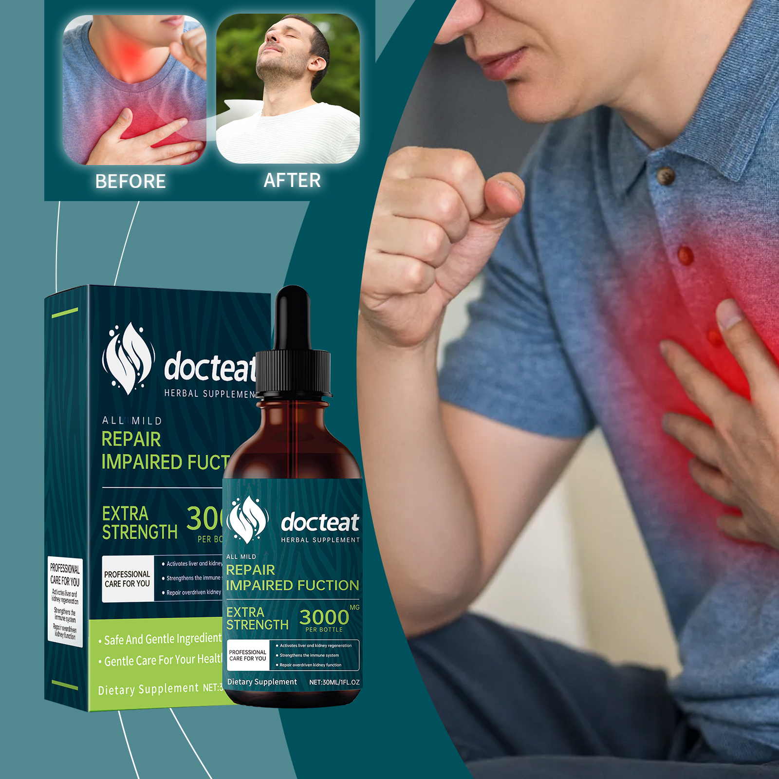 Herbal Dietary Supplement Drop - Herbal Wellness Formula avaliação e preço