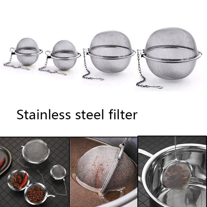 1-5pcs Tea Infuser Stainlesss  - Herbal Wellness Products avaliação e preço