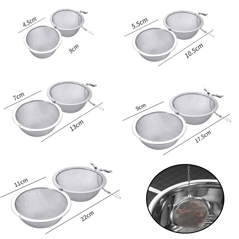 1-5pcs Tea Infuser Stainlesss  - Herbal Wellness Products avaliação e preço
