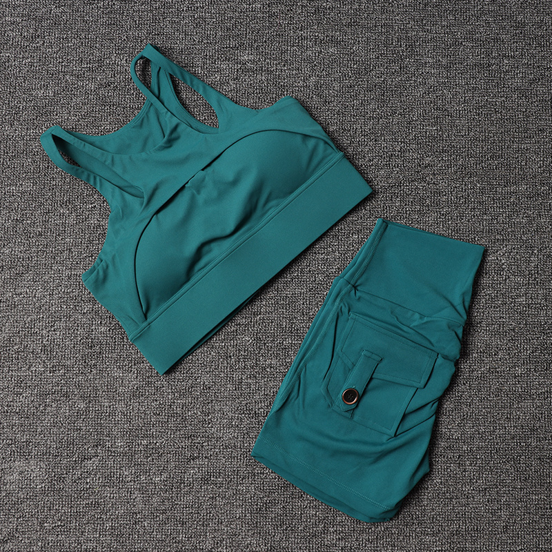 Fitness Shorts Yoga Sets Women - Herbal Yoga avaliação e preço