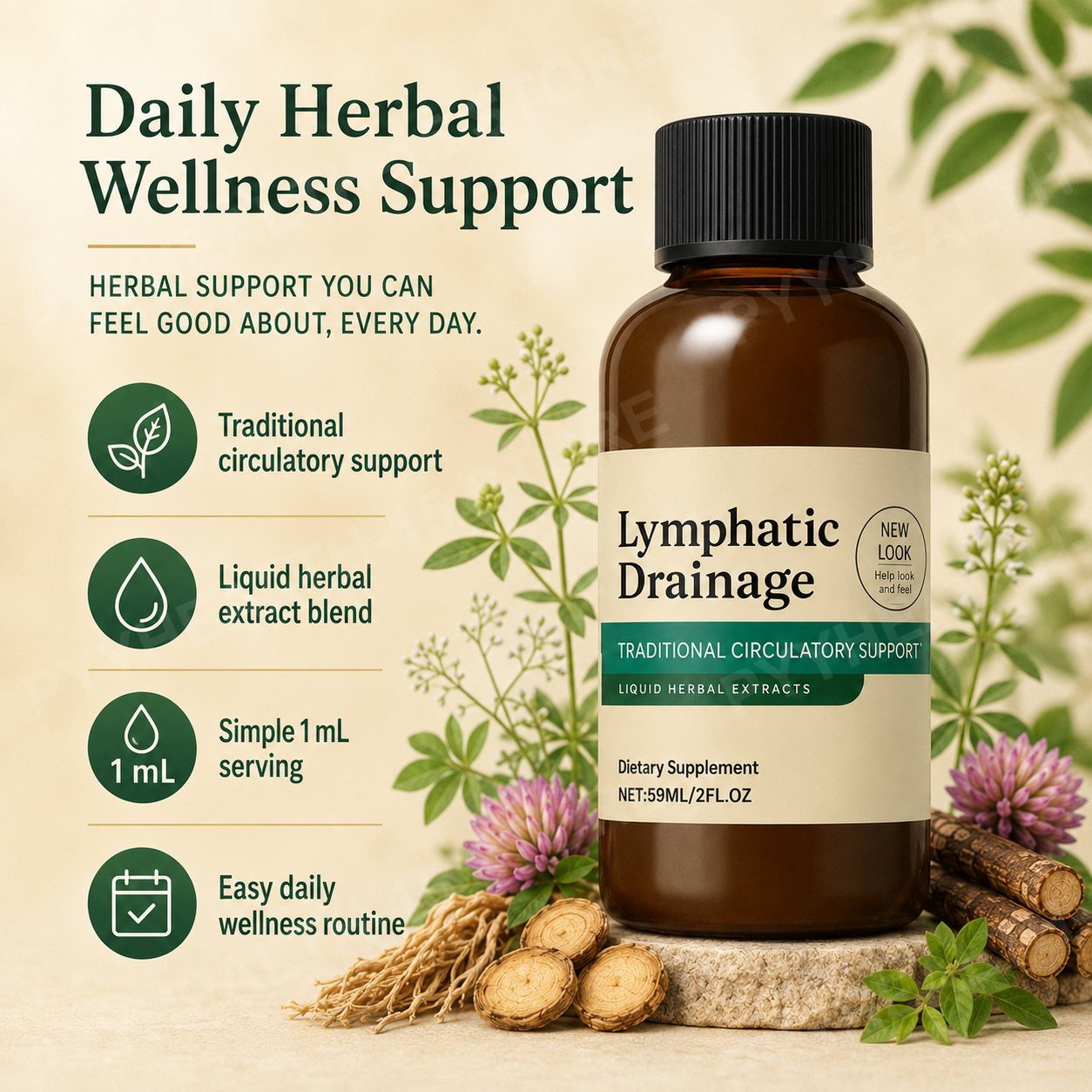 Herbal Extract Drops with Clea - Herbal Wellness Formula avaliação e preço