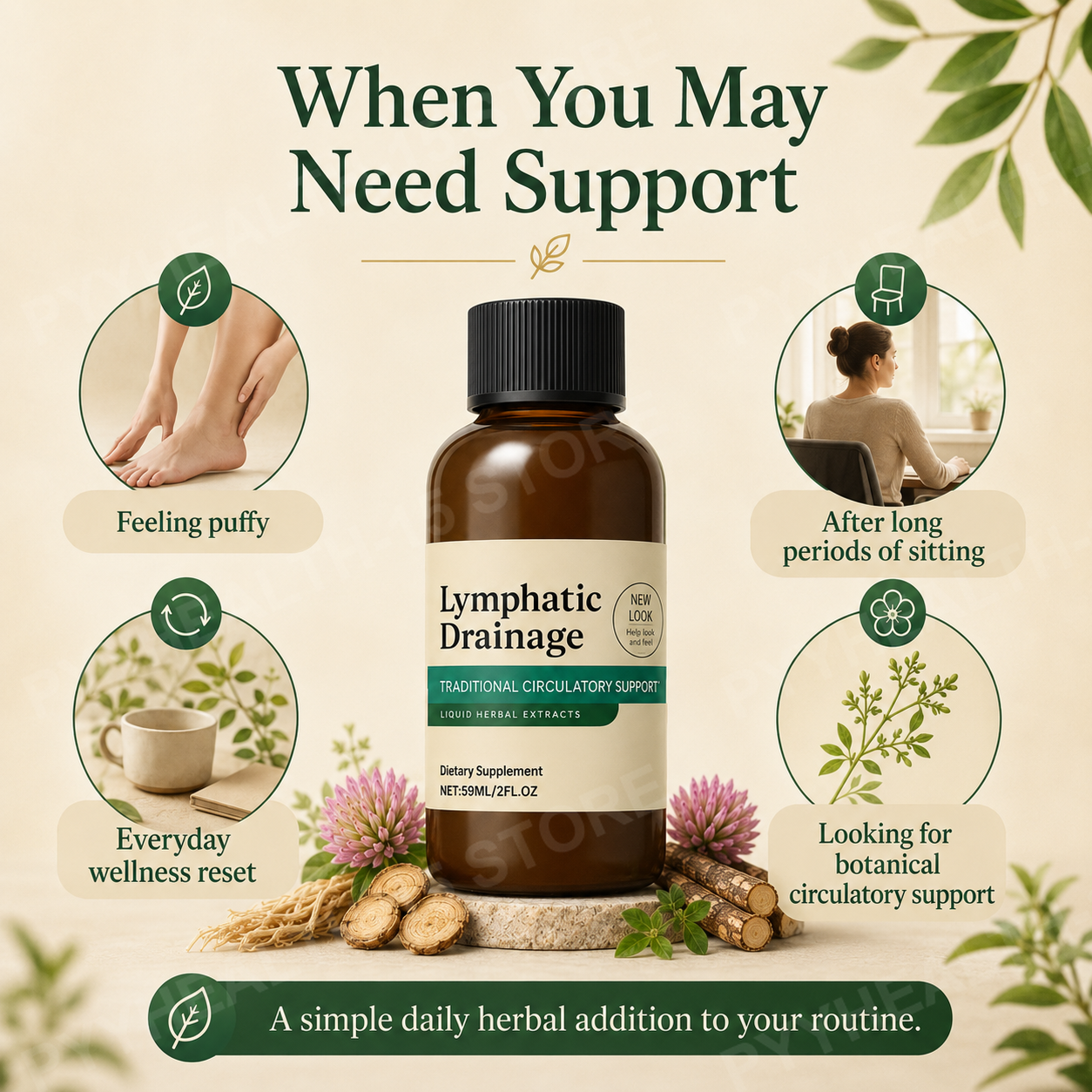 Herbal Extract Drops with Clea - Herbal Wellness Formula avaliação e preço