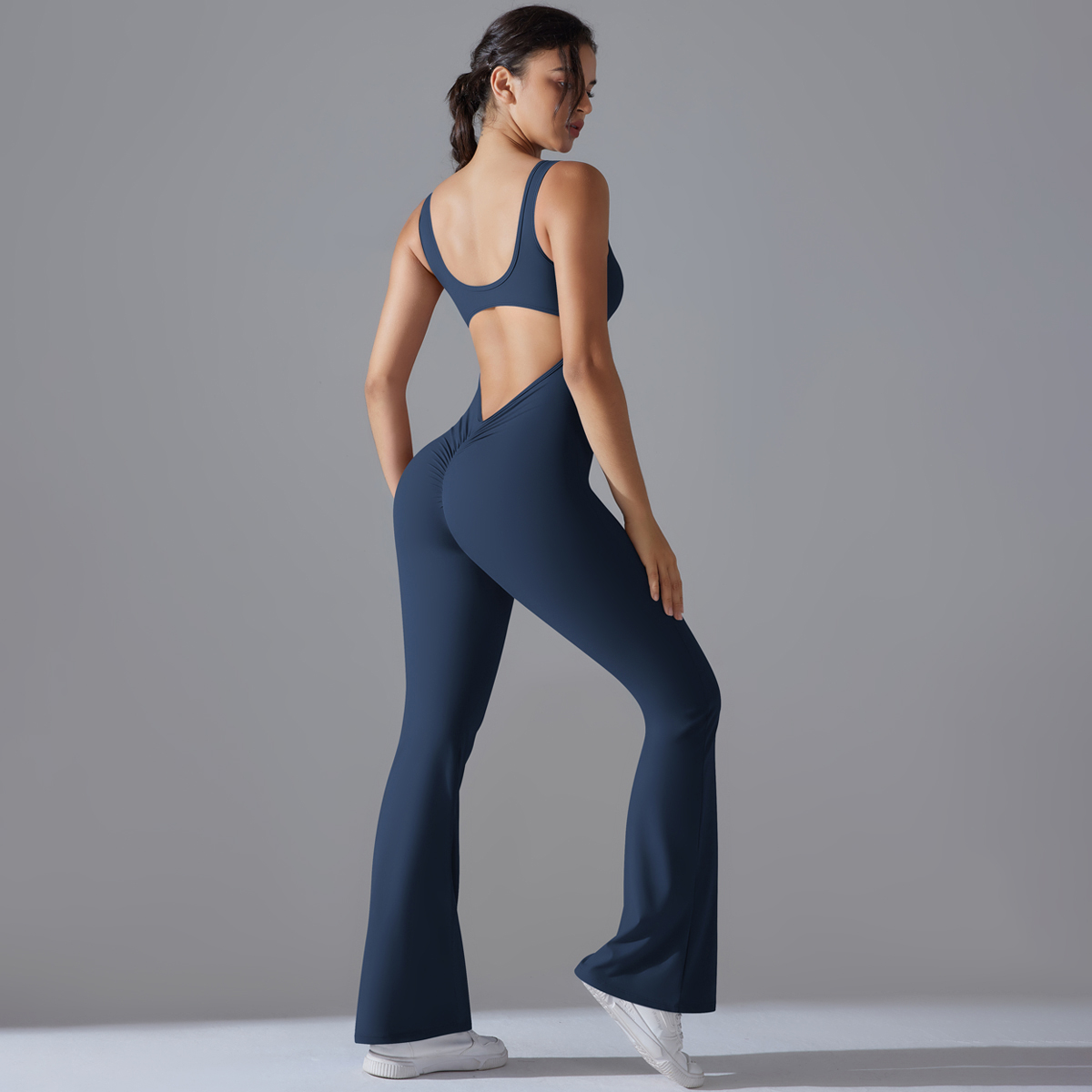 Sexy Back V Jumpsuit Gym Set W - Herbal Yoga avaliação e preço