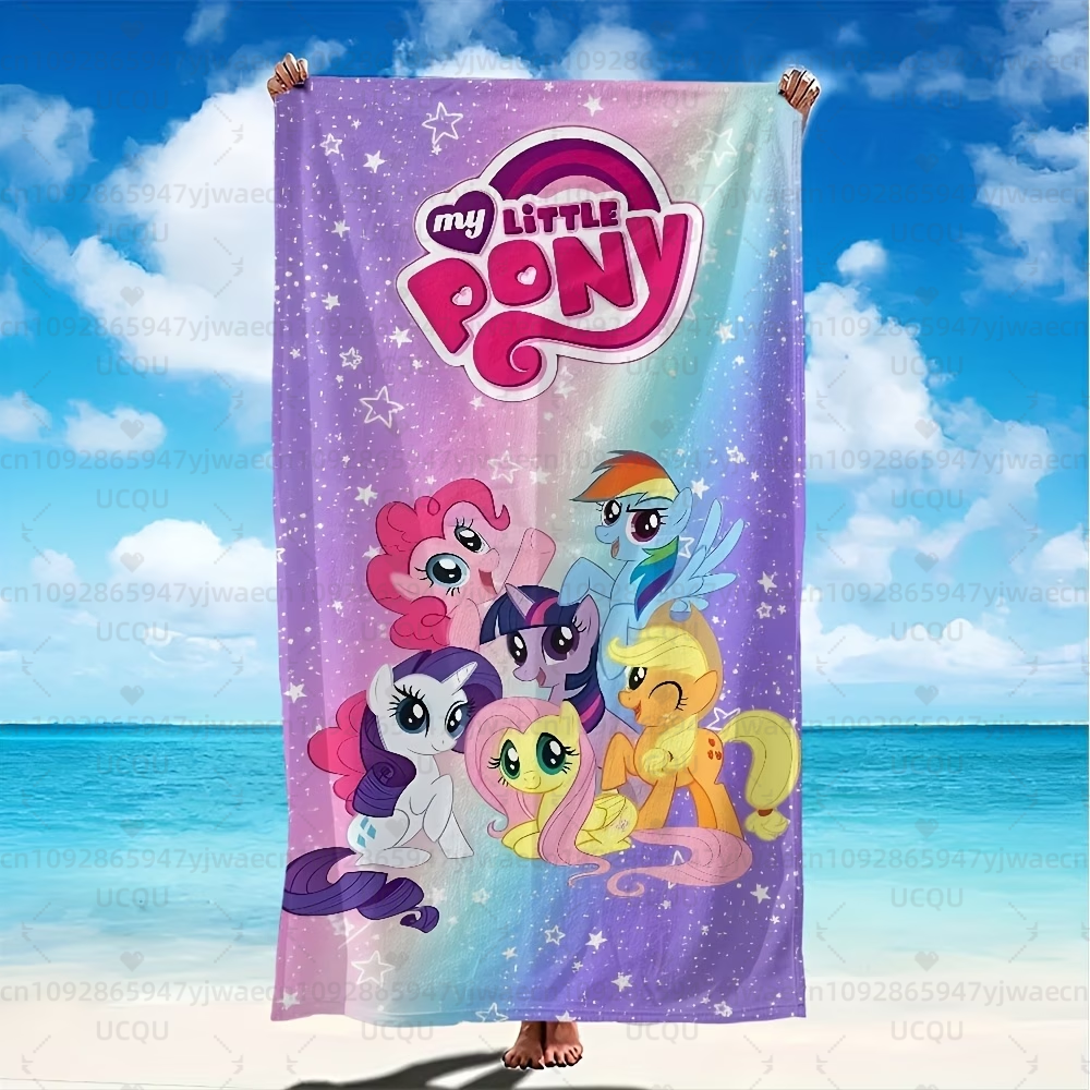 1 PC My Little Pony Beach Towe - Herbal Yoga avaliação e preço