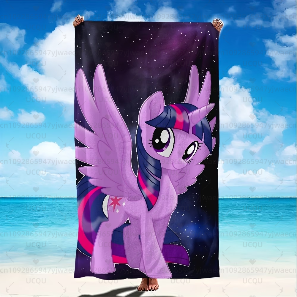 1 PC My Little Pony Beach Towe - Herbal Yoga avaliação e preço