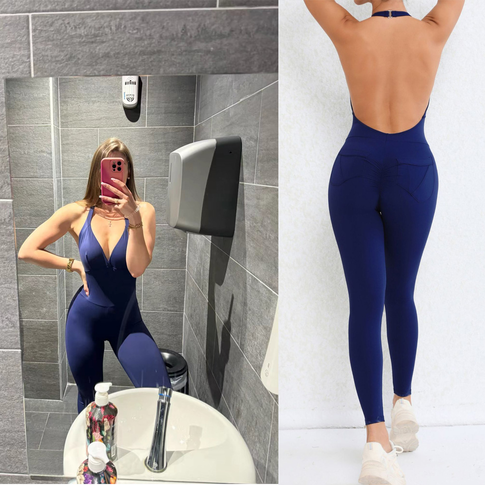 Pad Halter V Scrunch Romper Wo - Herbal Yoga avaliação e preço
