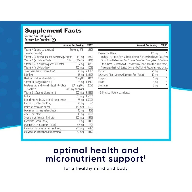 Essential Micronutrient Comple - Herbal Wellness Formula avaliação e preço