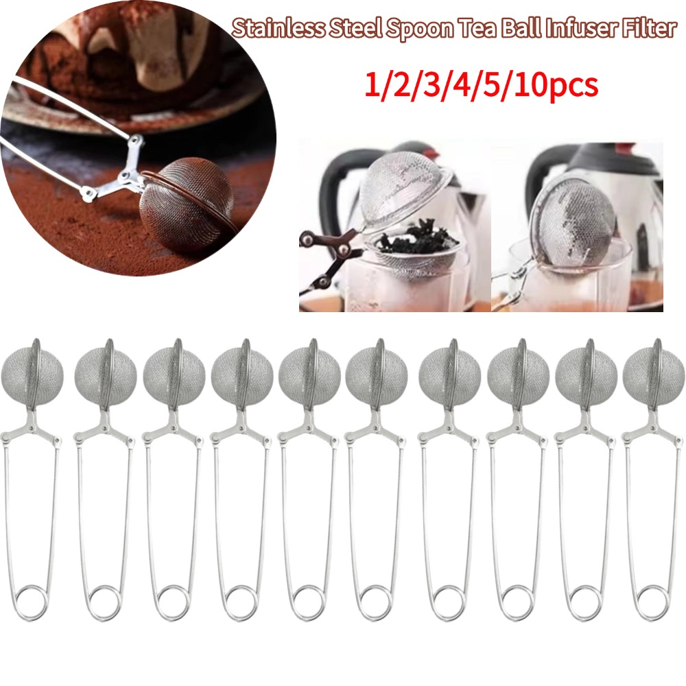 Stainless Steel Spoon Tea Ball - Herbal Wellness Products avaliação e preço