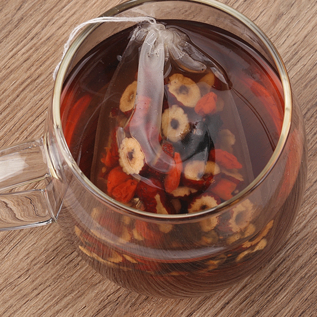 100pcs Tea Bags Nylon Food Gra - Herbal Wellness Products avaliação e preço