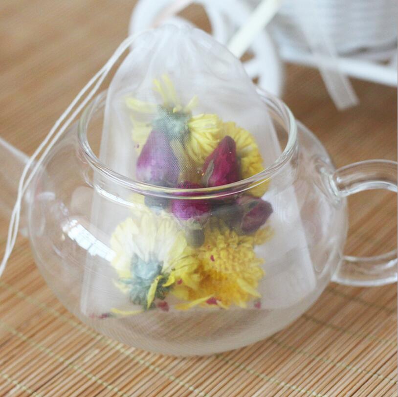 50pcs/lot Empty Tea Bag Nylon  - Herbal Wellness Products avaliação e preço