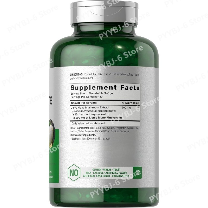 Lion's Mane Mushroom Extract N - Herbal Wellness Formula avaliação e preço